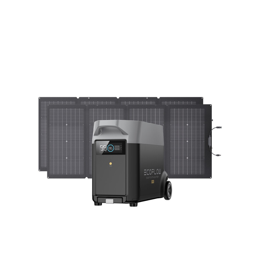 ecoflow delta pro zusatzakku 2 × 220w solarpanel