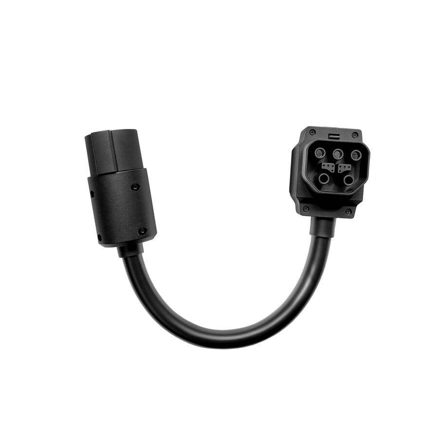 ecoflow ev-ladegerät auf tragbare powerstation-adapter sae j1772 auf 5p8-anschluss 50 a