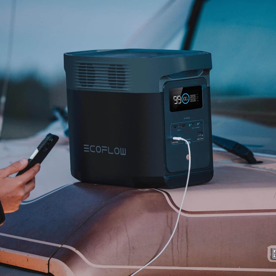 ecoflow delta 2 delta 2 smart zusatzbatterie 2 x 110w solarpanel