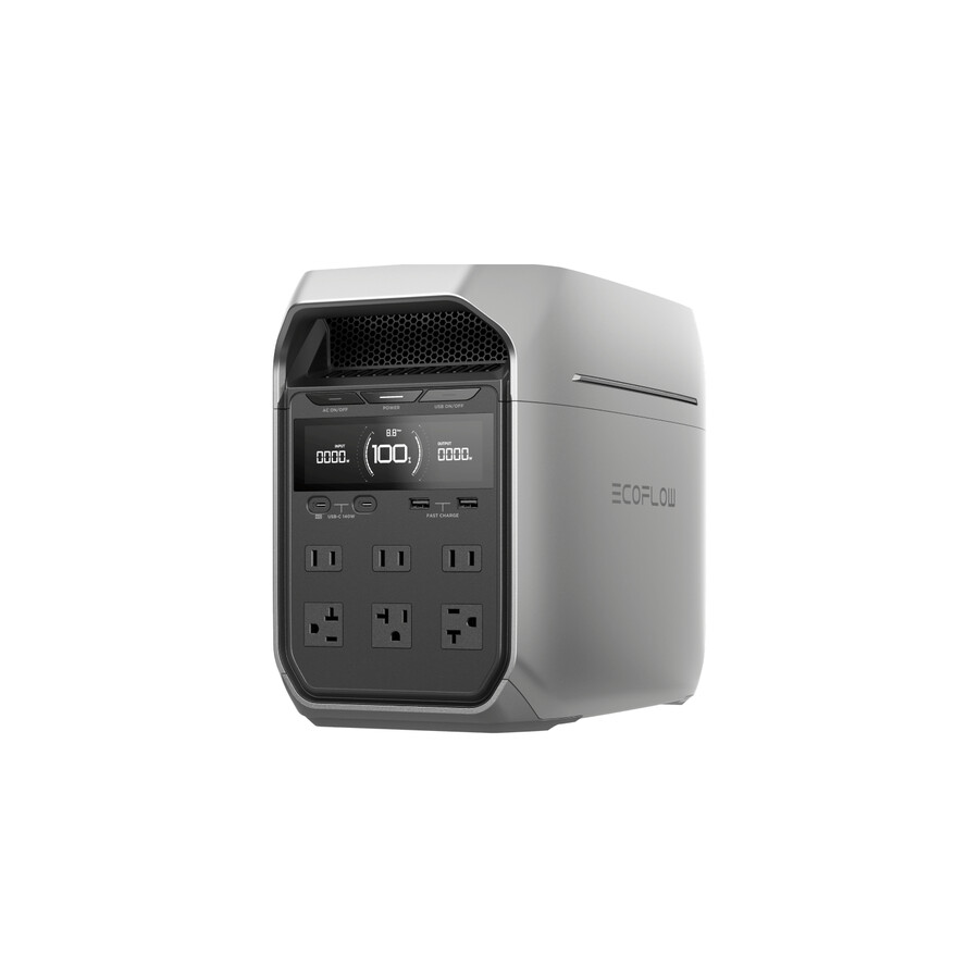 ecoflow 2 × delta 3 plus tragbare powerstation