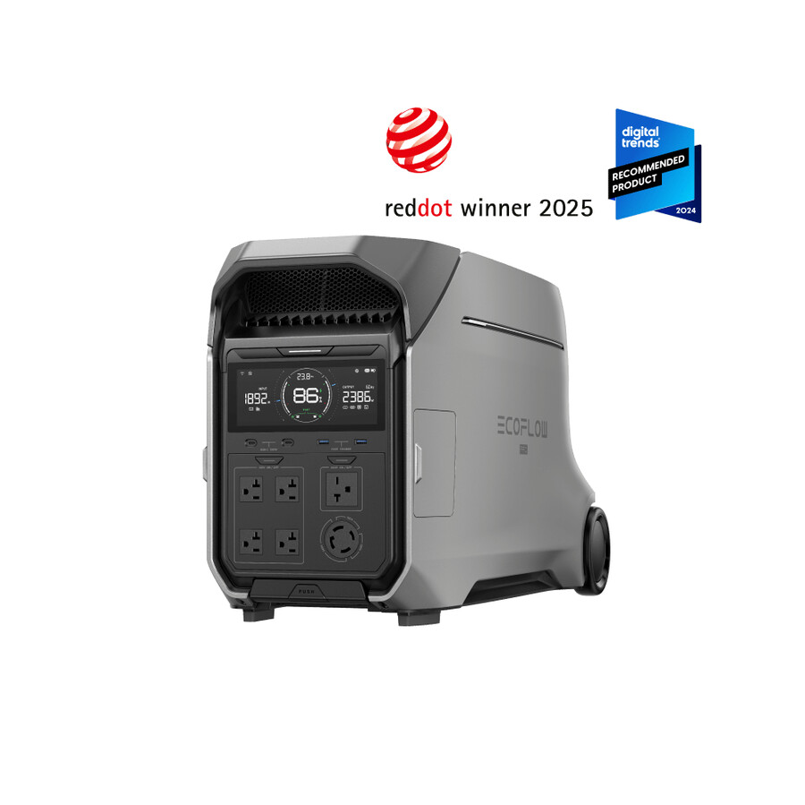 ecoflow delta pro 3 tragbare powerstation ul9540-zertifiziert