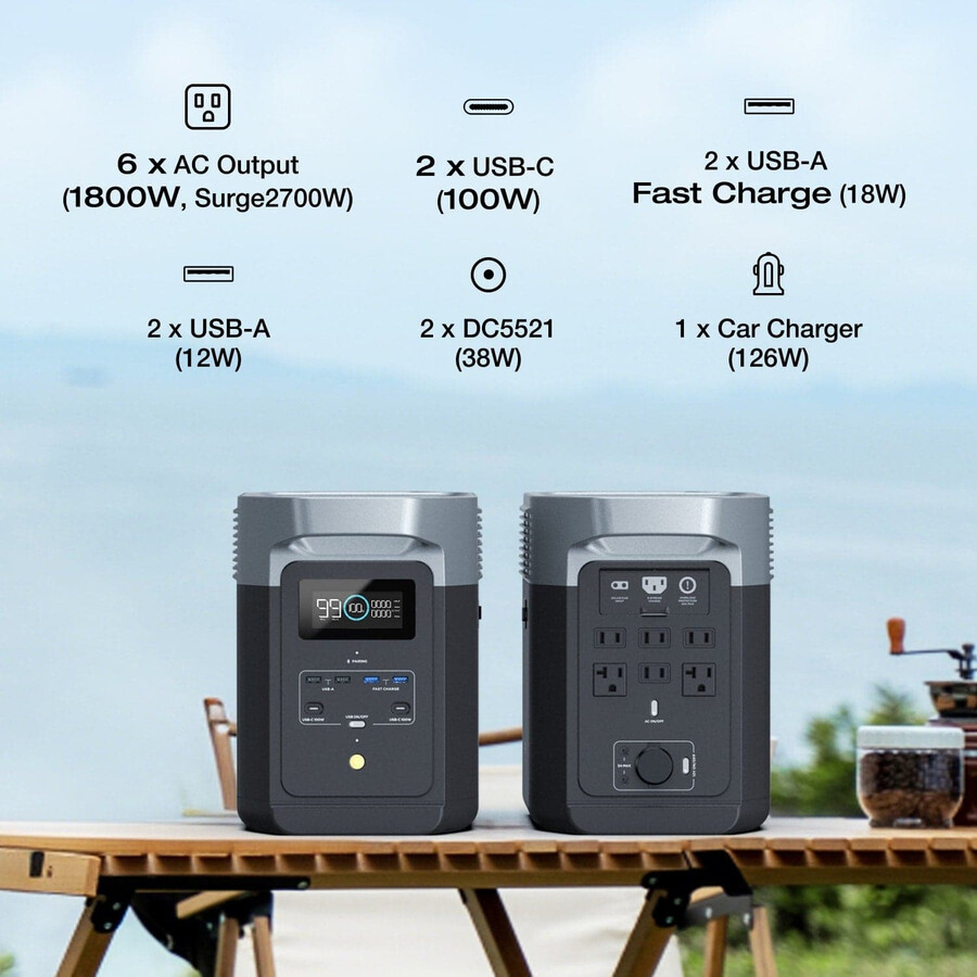 ecoflow delta 2 tragbare powerstation