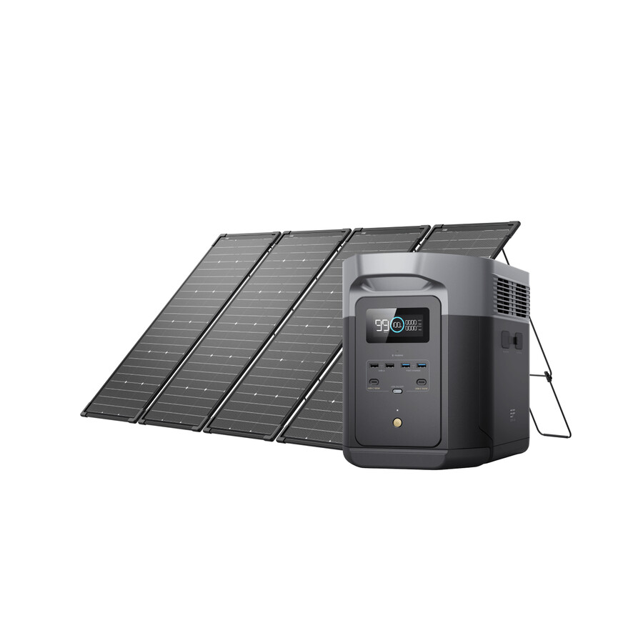 ecoflow delta 2 max 500w solar-kit