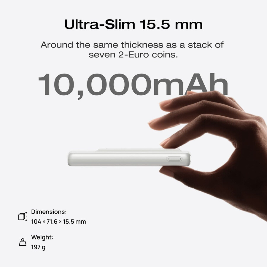 ecoflow rapid mag powerbank 10.000 mah 75 w magnetisches laden
