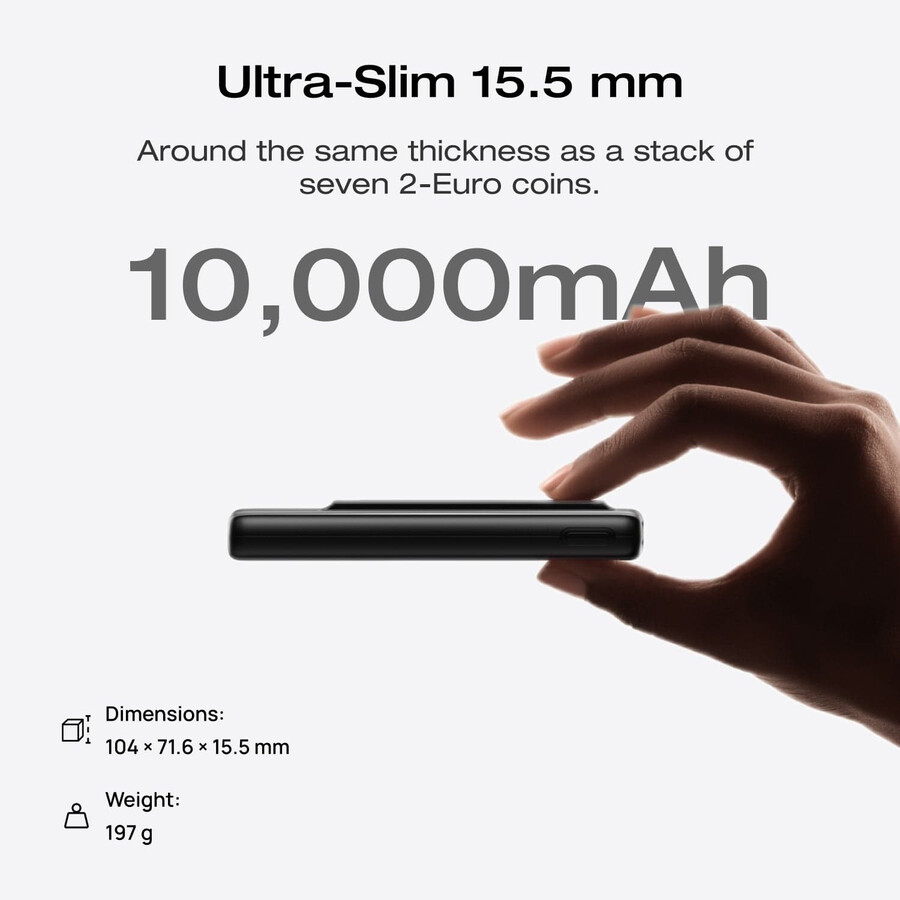 ecoflow rapid mag powerbank 10.000 mah 75 w magnetisches laden