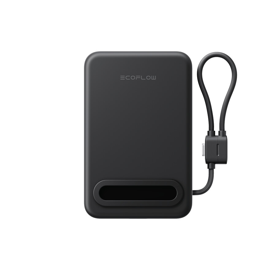 ecoflow rapid mag qi2.2 magnetische powerbank 10.000 mah 25 w integriertes usb-c-kabel
