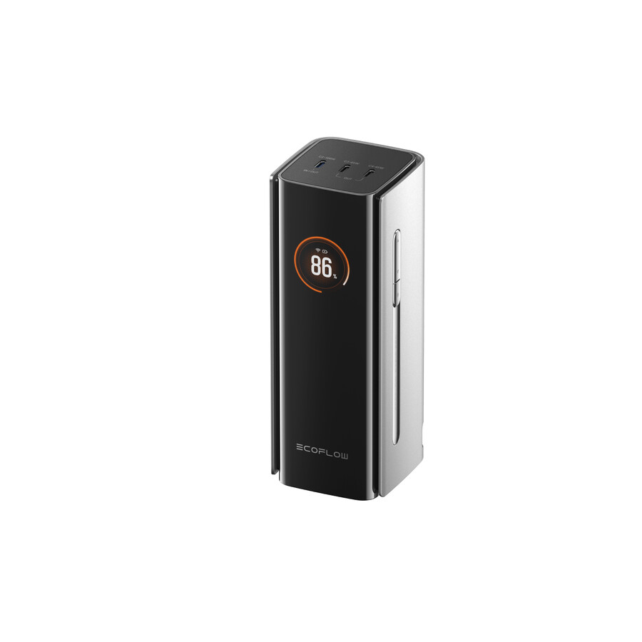 ecoflow rapid pro powerbank 20.000 mah 230 w 100-w-kabel integriert