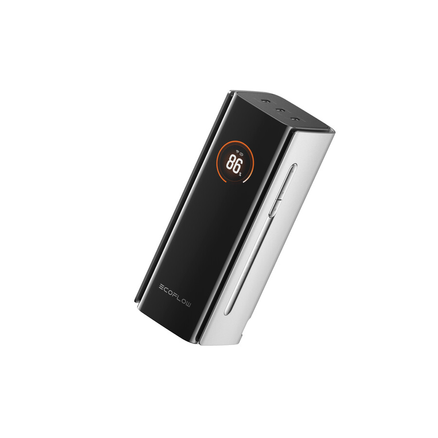 ecoflow rapid pro powerbank 20.000 mah 230 w 100-w-kabel integriert