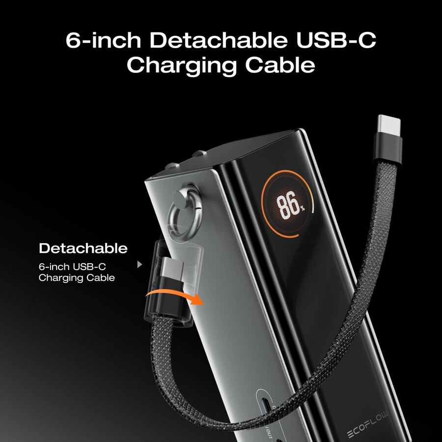 ecoflow rapid pro 3-in-1 powerbank 10.000 mah 67 w