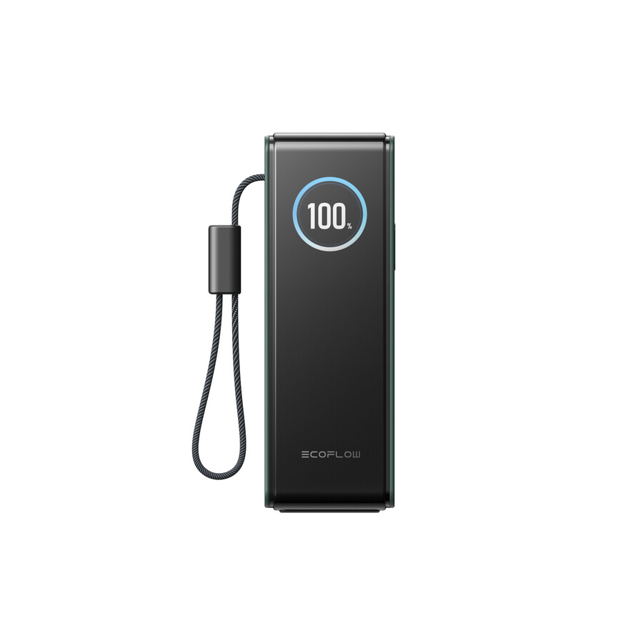 ecoflow rapid powerbank 25.000 mah 170 w 100 w integrierter verstärker und einziehbare kabel
