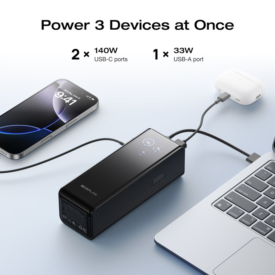 ecoflow rapid powerbank 25.000 mah 170 w