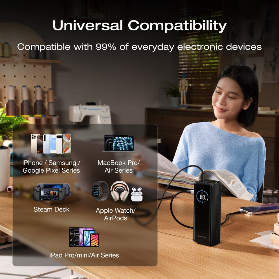 ecoflow rapid powerbank 25.000 mah 170 w