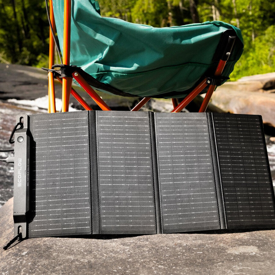 ecoflow 28w ultraleichtes solarpanel direktes laden von geräten