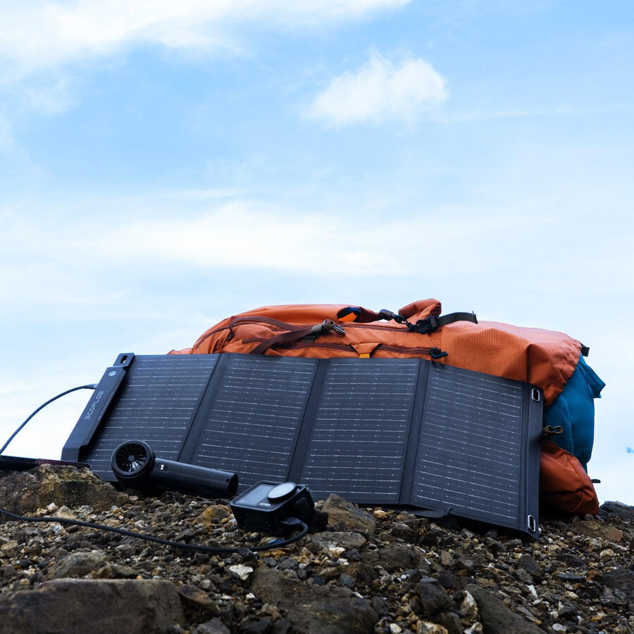 ecoflow 28w ultraleichtes solarpanel direktes laden von geräten