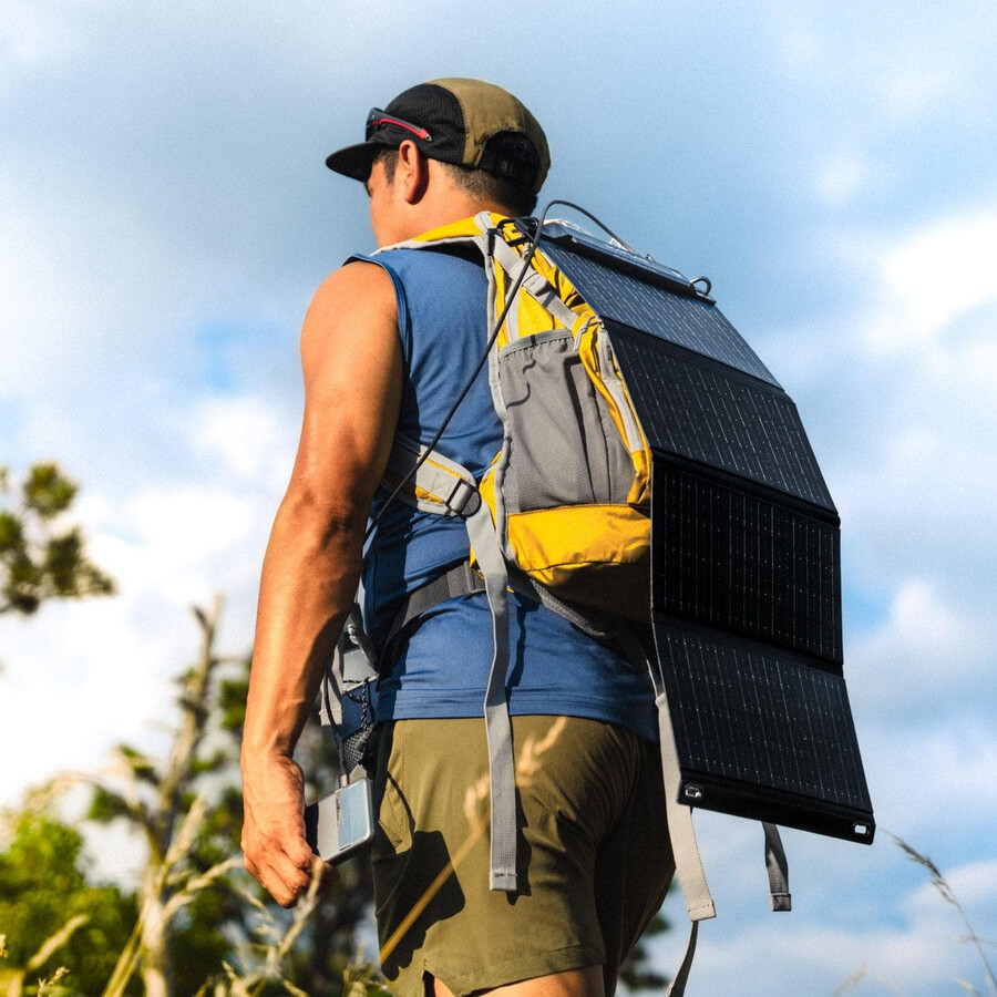 ecoflow 28w ultraleichtes solarpanel direktes laden von geräten