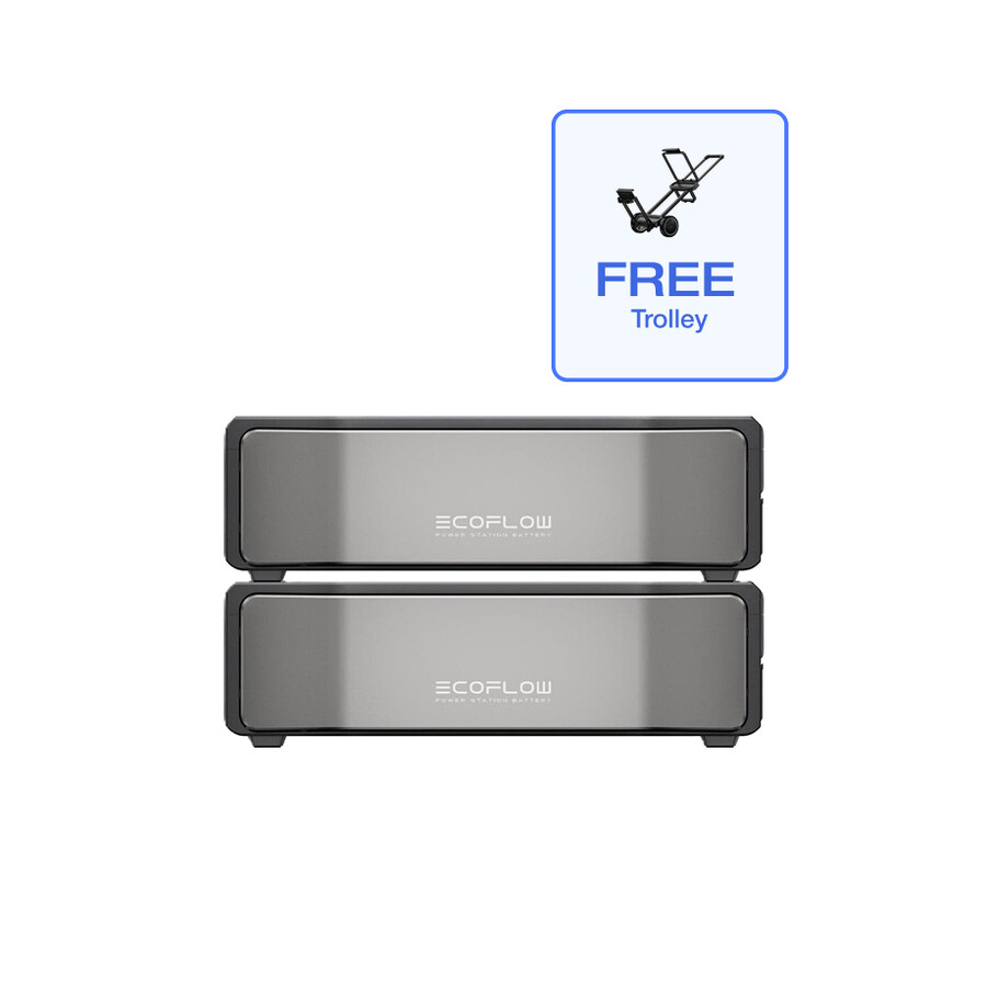 ecoflow 2 x delta pro ultra smart zusatzakku gratis-trolley